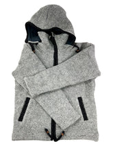 Load image into Gallery viewer, Hand knitted woolen jacket/sweater with soft inner fleece
