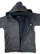 Load image into Gallery viewer, Hand knitted woolen jacket/sweater with soft inner fleece