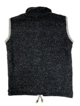 Load image into Gallery viewer, Hand knitted woolen sleeveless jacket/sweater with soft inner fleece