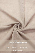 Load image into Gallery viewer, 100% Cashmere Hand Crafted Long Winter Scarf Women