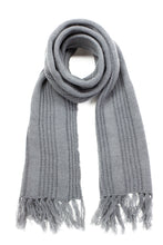 Load image into Gallery viewer, 80% Wool 20% Cashmere Hand Crafted Long Winter Scarf Men