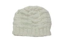Load image into Gallery viewer, Hand knitted woolen pom pom beanie with soft fleece liner - unisex