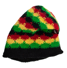 Load image into Gallery viewer, Hand knitted woolen beanie with soft fleece liner - unisex