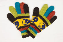 Load image into Gallery viewer, Hand knitted woolen gloves with soft inner fleece liner - unisex