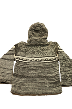 Load image into Gallery viewer, Hand knitted woolen jacket/sweater with soft inner fleece - HMPWJ1