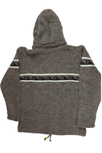 Load image into Gallery viewer, Hand knitted woolen jacket/sweater with soft inner fleece - HMPWJ15