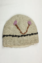 Load image into Gallery viewer, Hand knitted woolen beanie with soft fleece liner - unisex