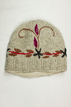 Load image into Gallery viewer, Hand knitted woolen beanie with soft fleece liner - unisex