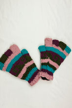Load image into Gallery viewer, High quality hand knitted woolen half glove with soft fleece liner - unisex