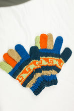 Load image into Gallery viewer, Hand knitted woolen gloves with soft inner fleece liner - unisex