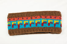 Load image into Gallery viewer, Hand knitted woolen headband with soft fleece liner - unisex