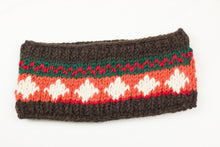 Load image into Gallery viewer, Hand knitted woolen headband with soft fleece liner - unisex