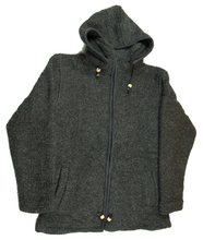 Load image into Gallery viewer, Hand knitted woolen jacket/sweater with soft inner fleece - HMPWJ5