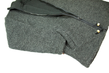 Load image into Gallery viewer, Hand knitted woolen jacket/sweater with soft inner fleece - HMPWJ5