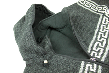 Load image into Gallery viewer, Hand knitted woolen jacket/sweater with soft inner fleece - HMPWJ6