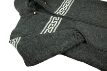 Load image into Gallery viewer, Hand knitted woolen jacket/sweater with soft inner fleece - HMPWJ6