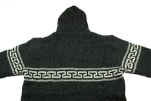 Load image into Gallery viewer, Hand knitted woolen jacket/sweater with soft inner fleece - HMPWJ6