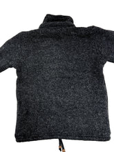 Load image into Gallery viewer, Hand knitted woolen jacket/sweater with soft inner fleece
