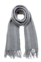 Load image into Gallery viewer, 80% Wool 20% Cashmere Hand Crafted Long Winter Scarf Men
