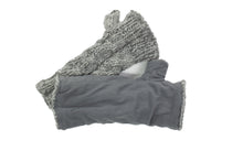 Load image into Gallery viewer, Hand Knitted Woolen Long Forearm Half Finger Glove-Gray
