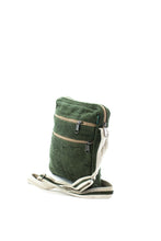 Load image into Gallery viewer, Handmade 100% Pure Hemp Cross Carry Bag - Green - HMPHBCC3
