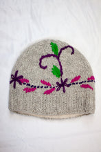 Load image into Gallery viewer, Hand knitted woolen beanie with soft fleece liner - unisex
