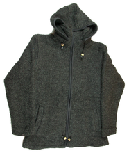 Load image into Gallery viewer, Hand knitted woolen jacket/sweater with soft inner fleece - HMPWJ5
