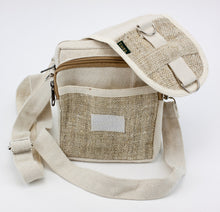 Load image into Gallery viewer, Handmade Hemp/Cotton Mix Cross Carry Bag - HMPHBCC2
